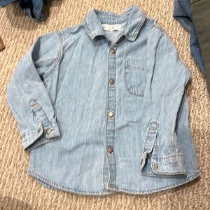 Zara chambray shirt